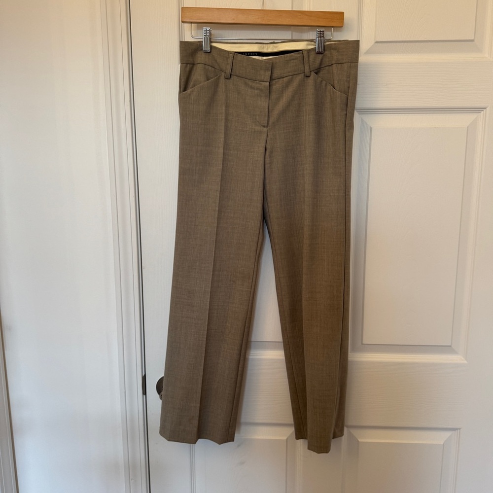 Theory Women's Tan Trousers